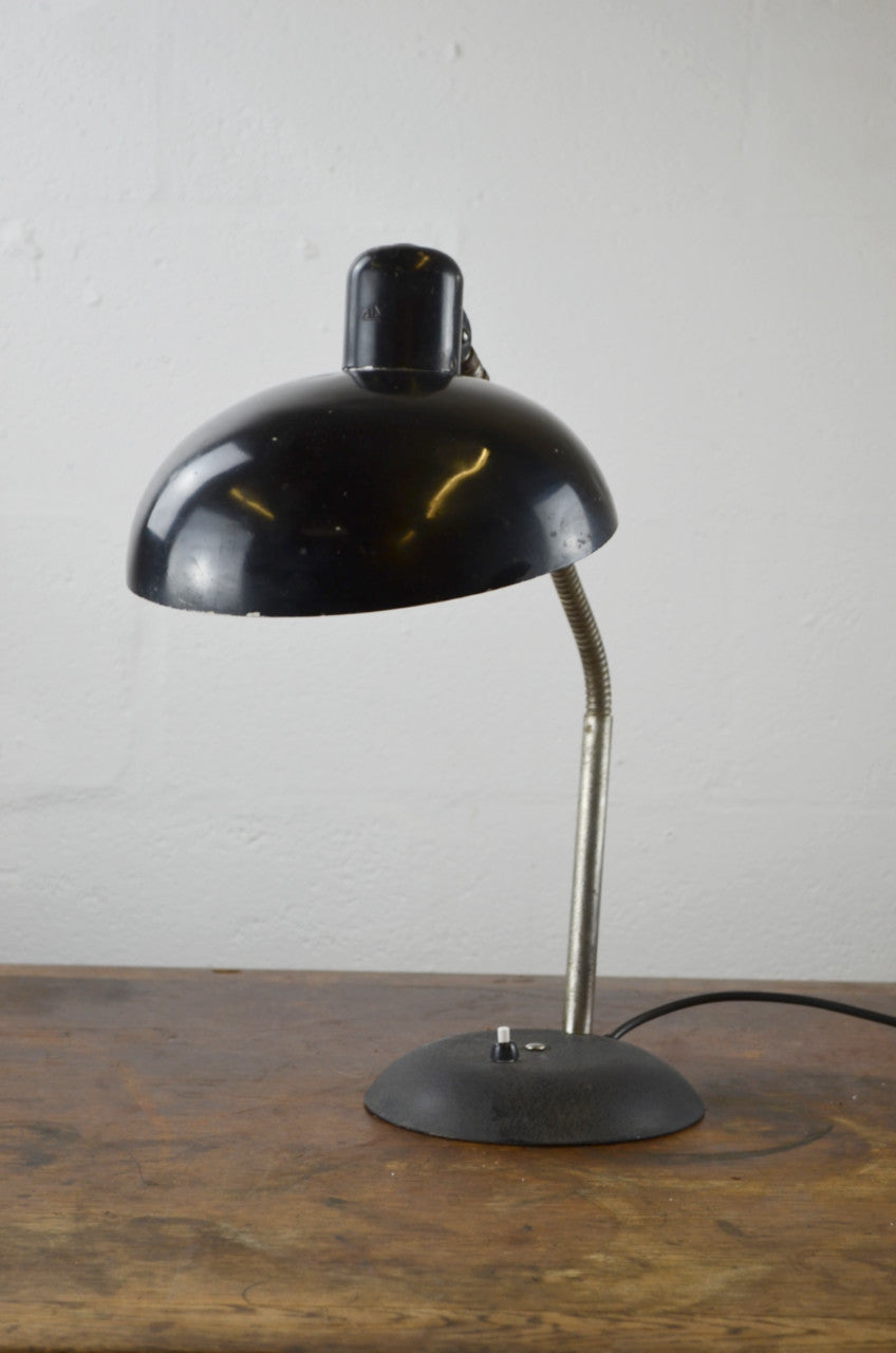 Industrial black shops table lamp