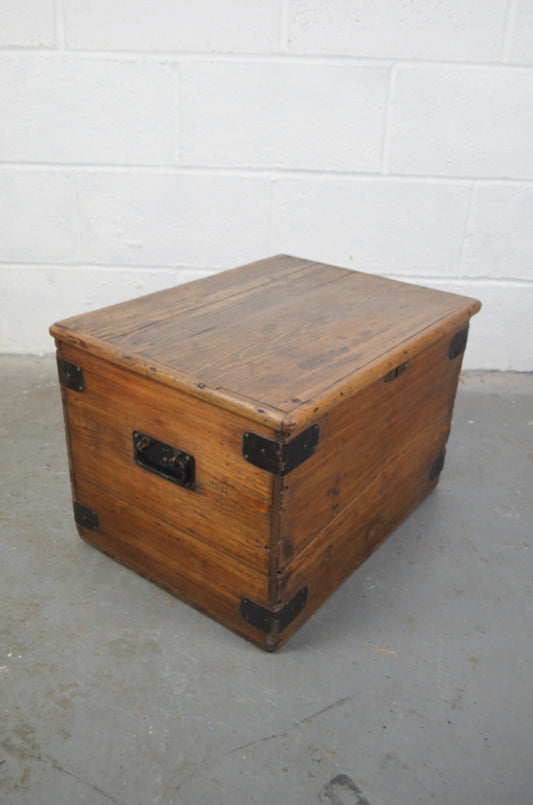 Victorian Pine Blanket Box