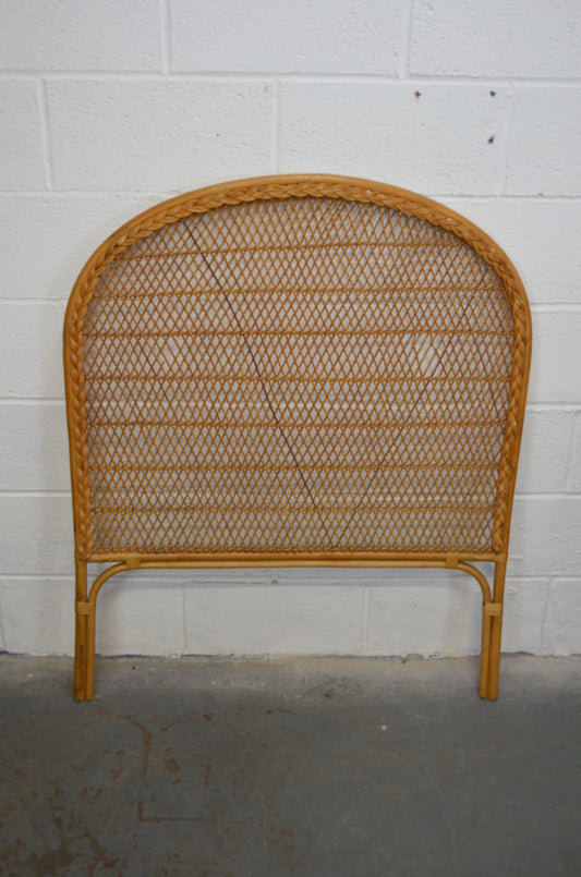 Vintage Rattan Headboard (single)