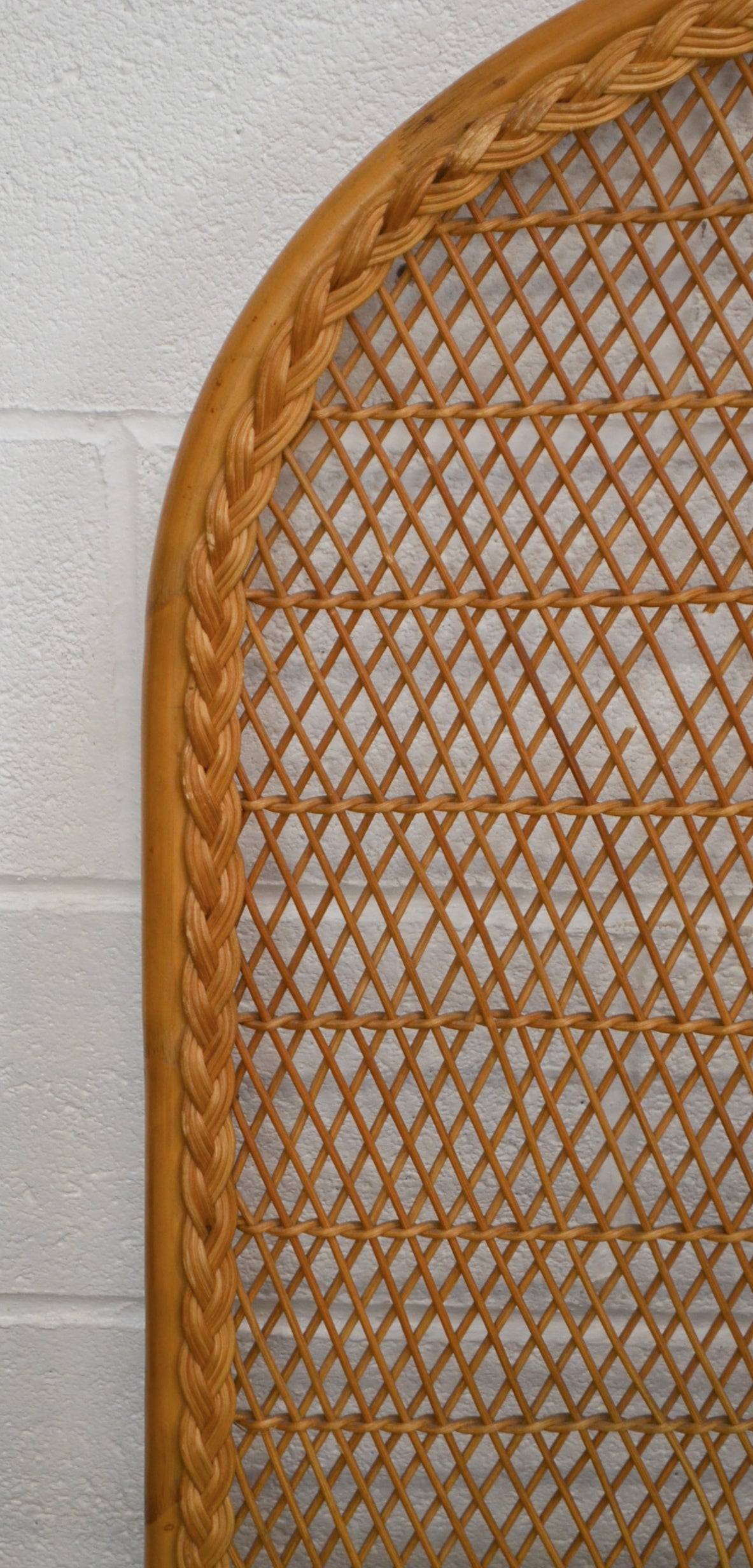 Vintage Rattan Headboard (single)