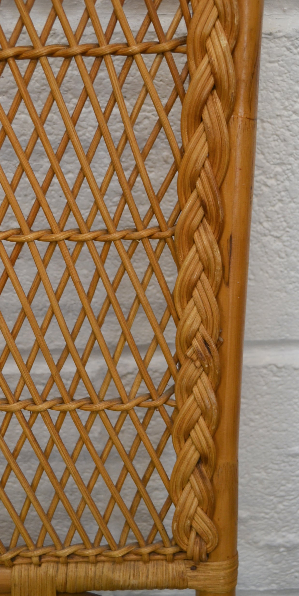 Vintage Rattan Headboard (single)