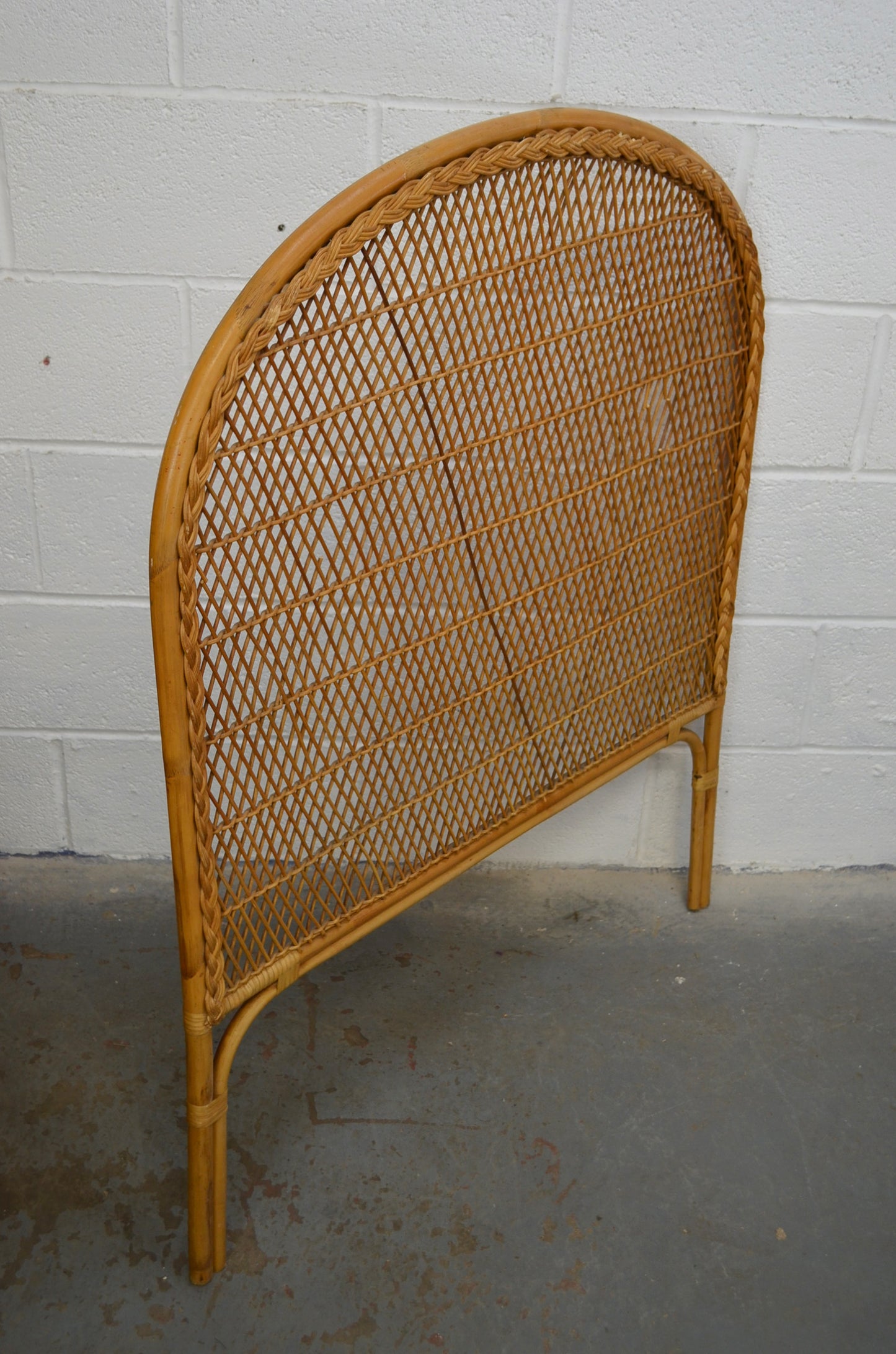 Vintage Rattan Headboard (single)