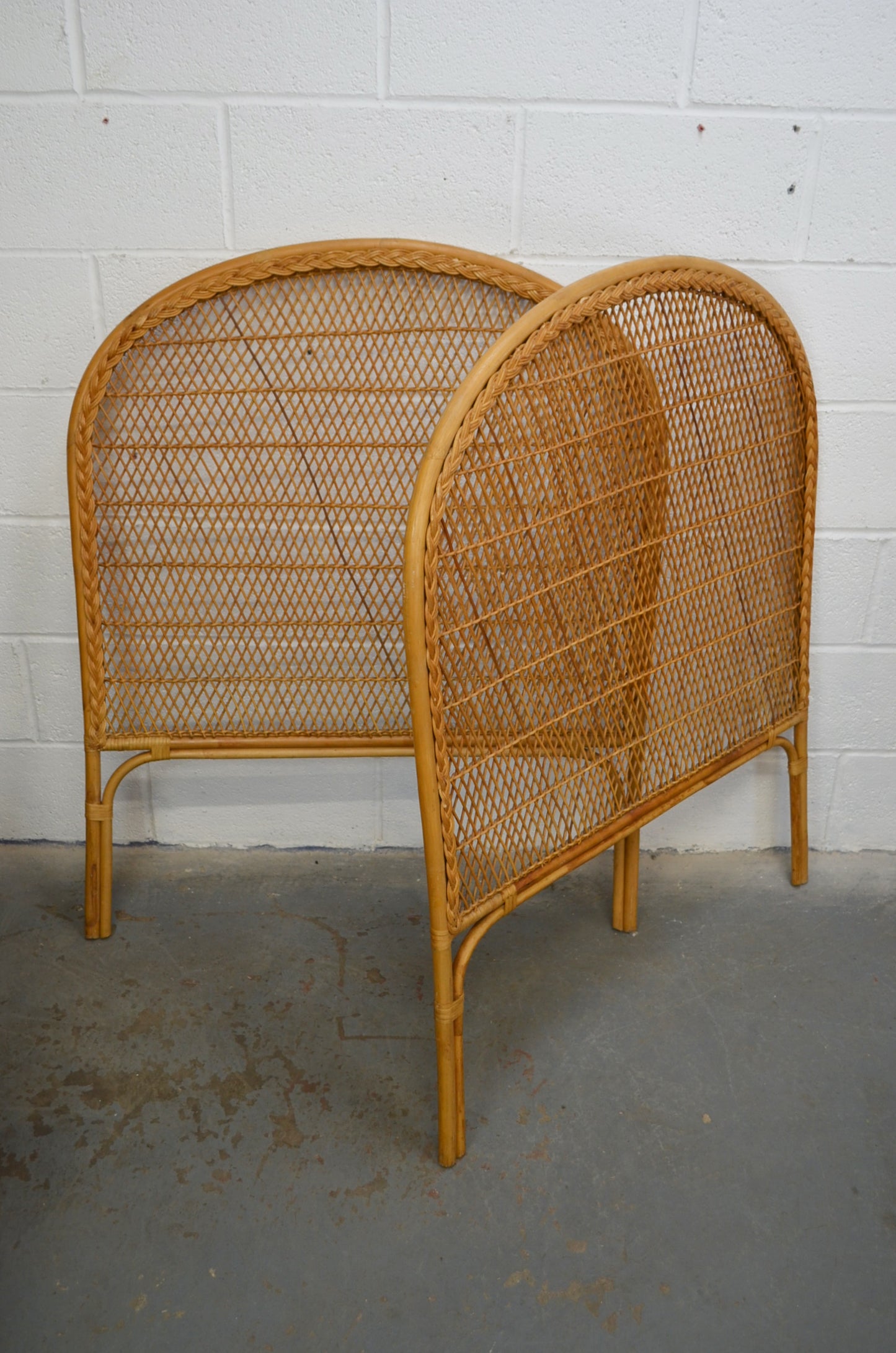 Vintage Rattan Headboard (single)