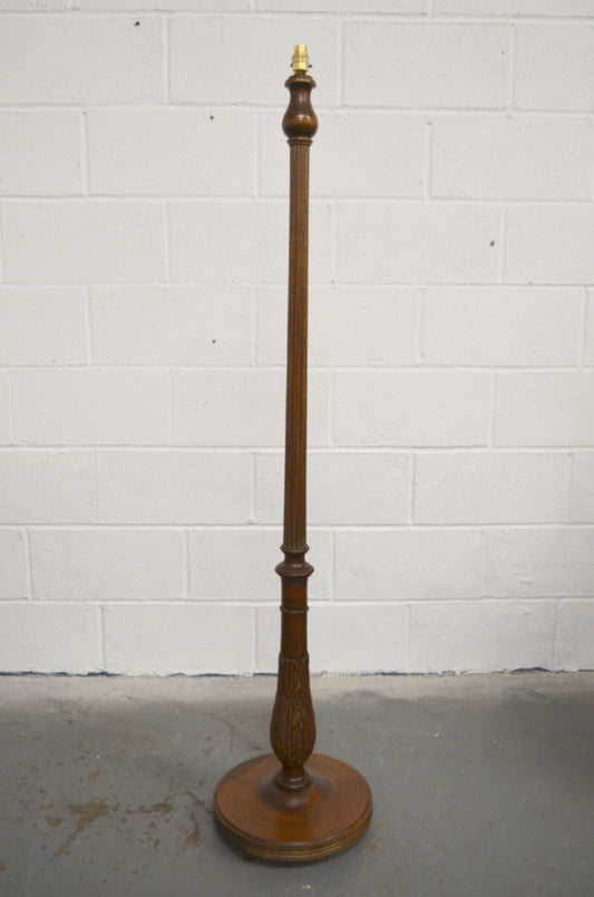 Vintage Carved Floor Lamp