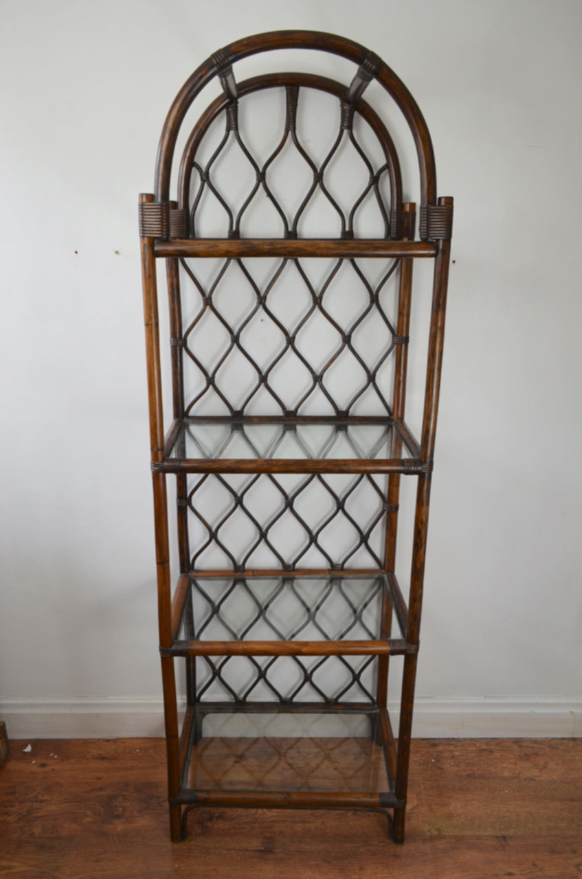 Vintage Bamboo Shelves