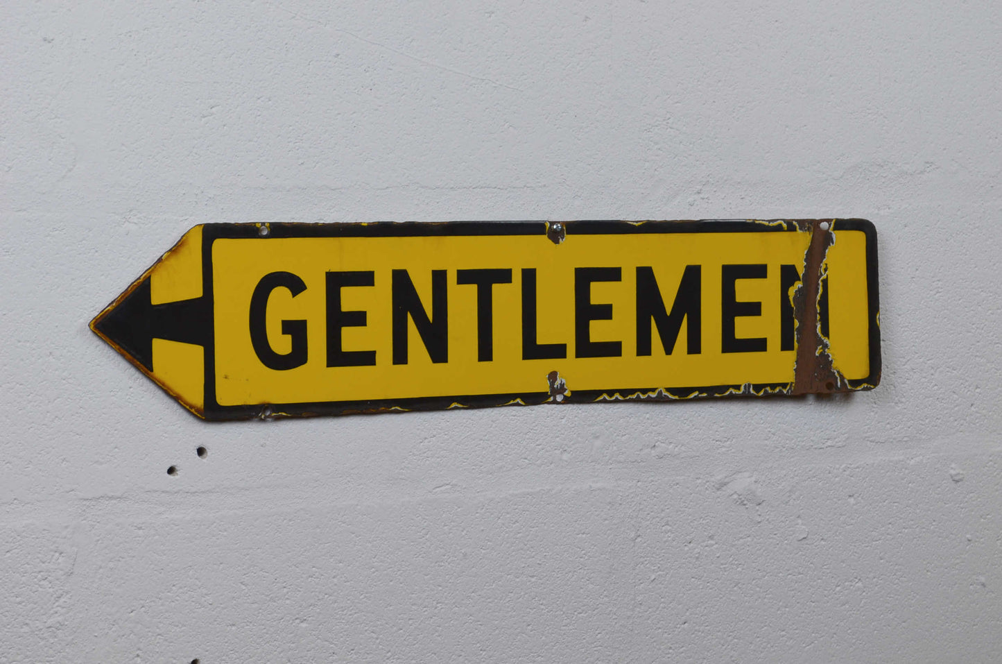 Gentleman Sign