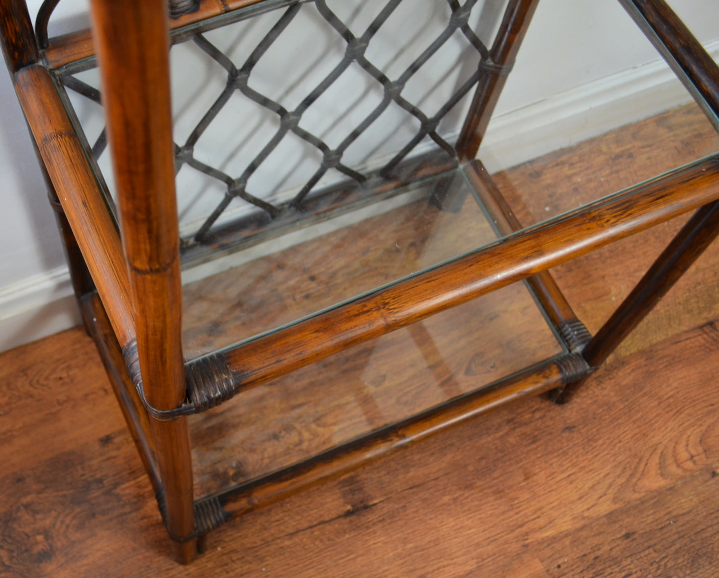 Vintage Bamboo Shelves