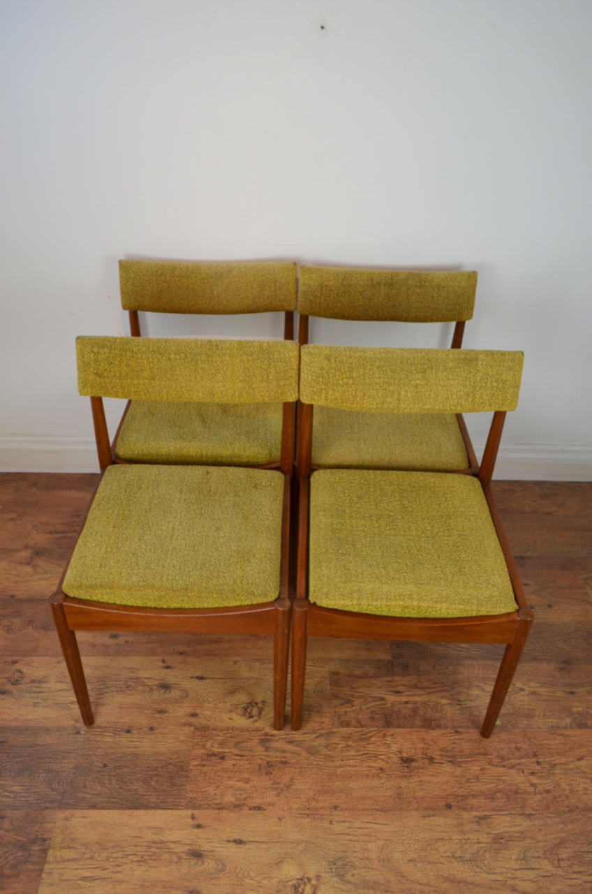 Four Mid Century Dining Chairs