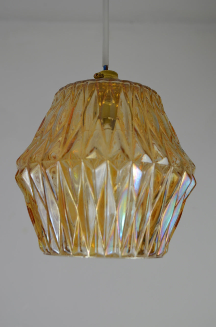 Vintage Glass Pendant Light