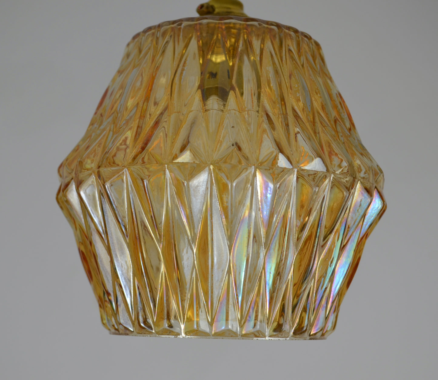 Vintage Glass Pendant Light