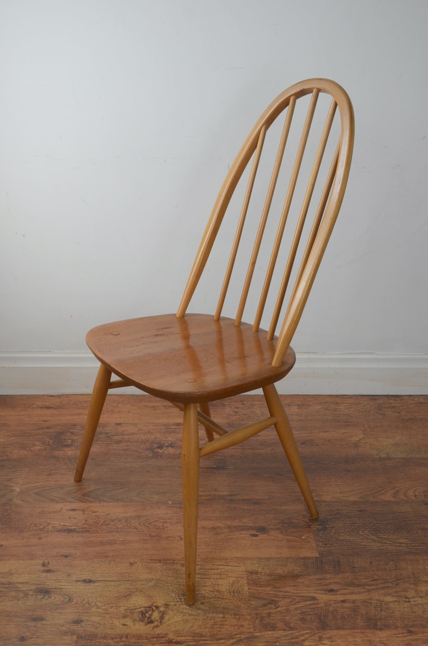 vintage Ercol Windsor quaker dining chairs