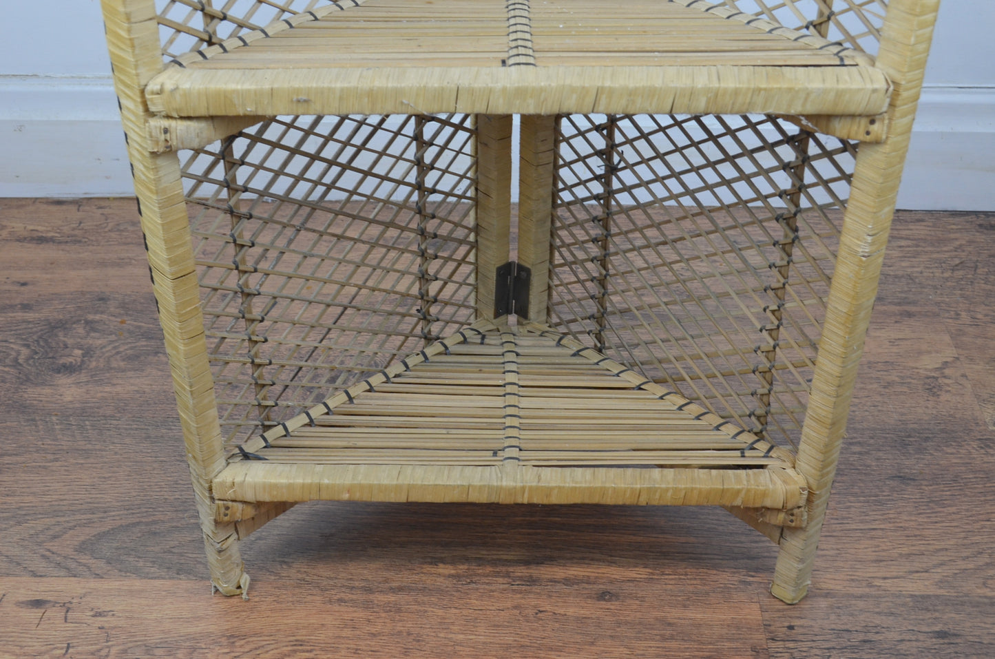 Vintage Rattan Shelves