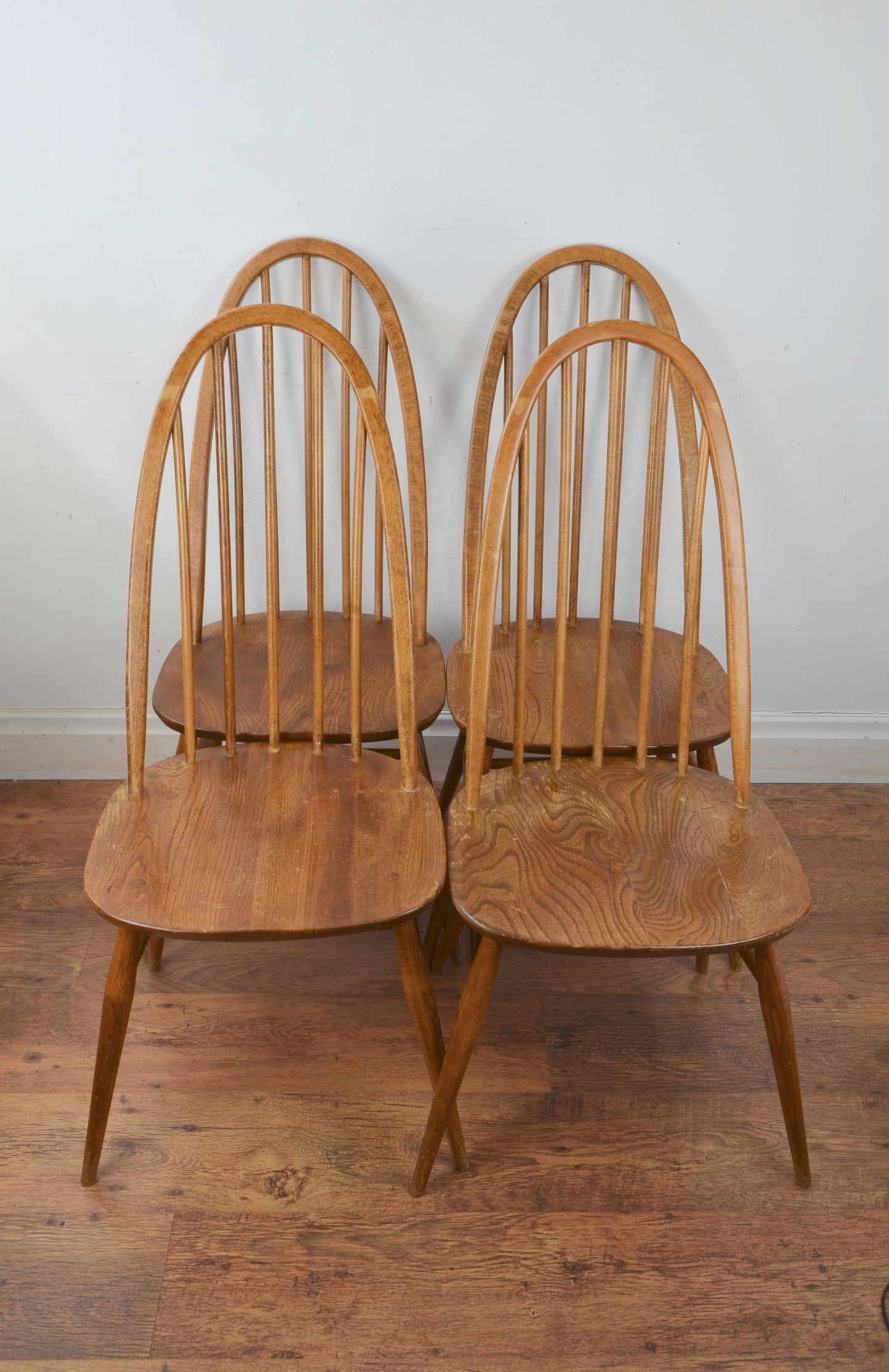 Four Vintage Ercol Dining Chairs