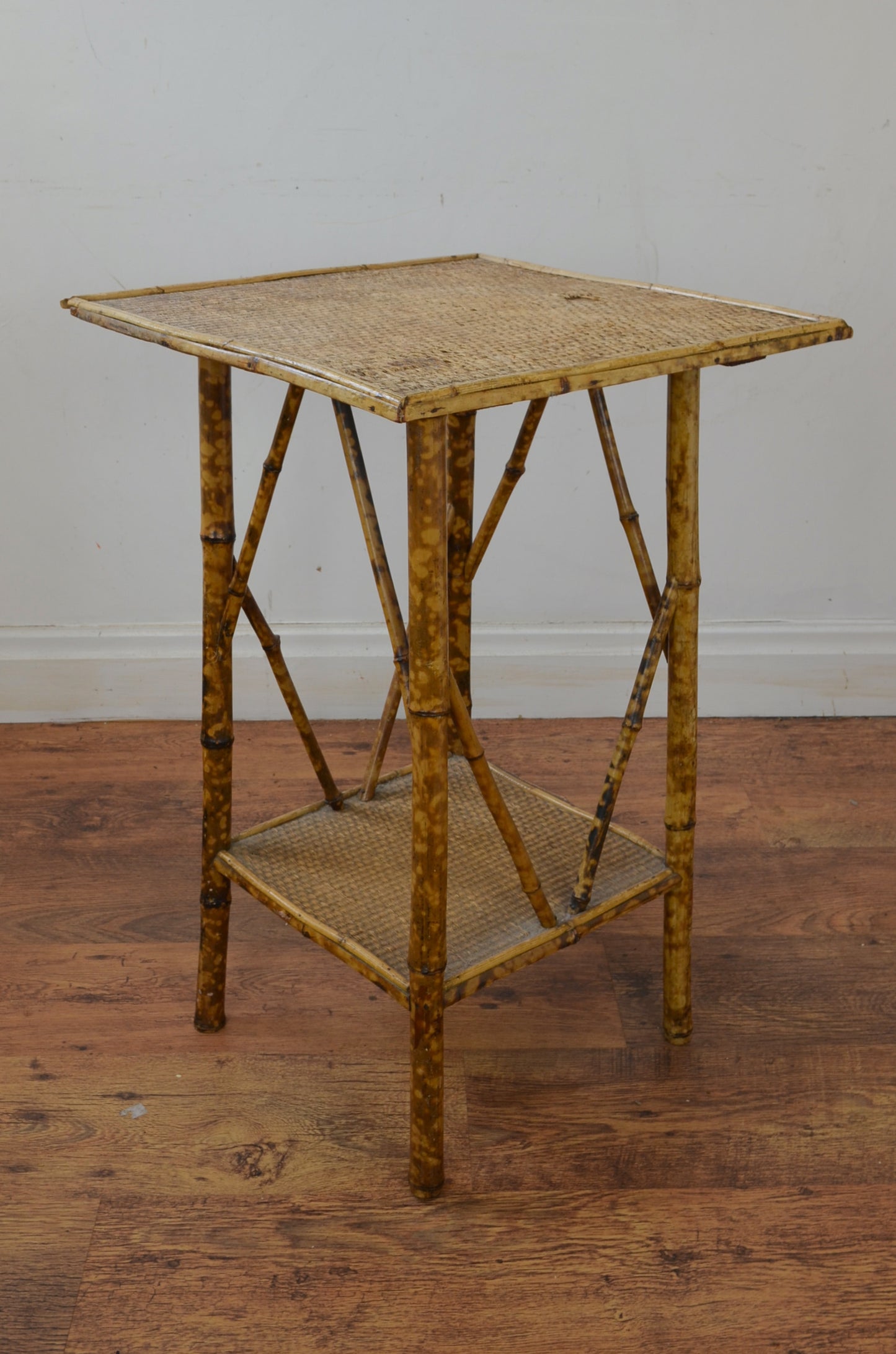 Antique Bamboo Side Table