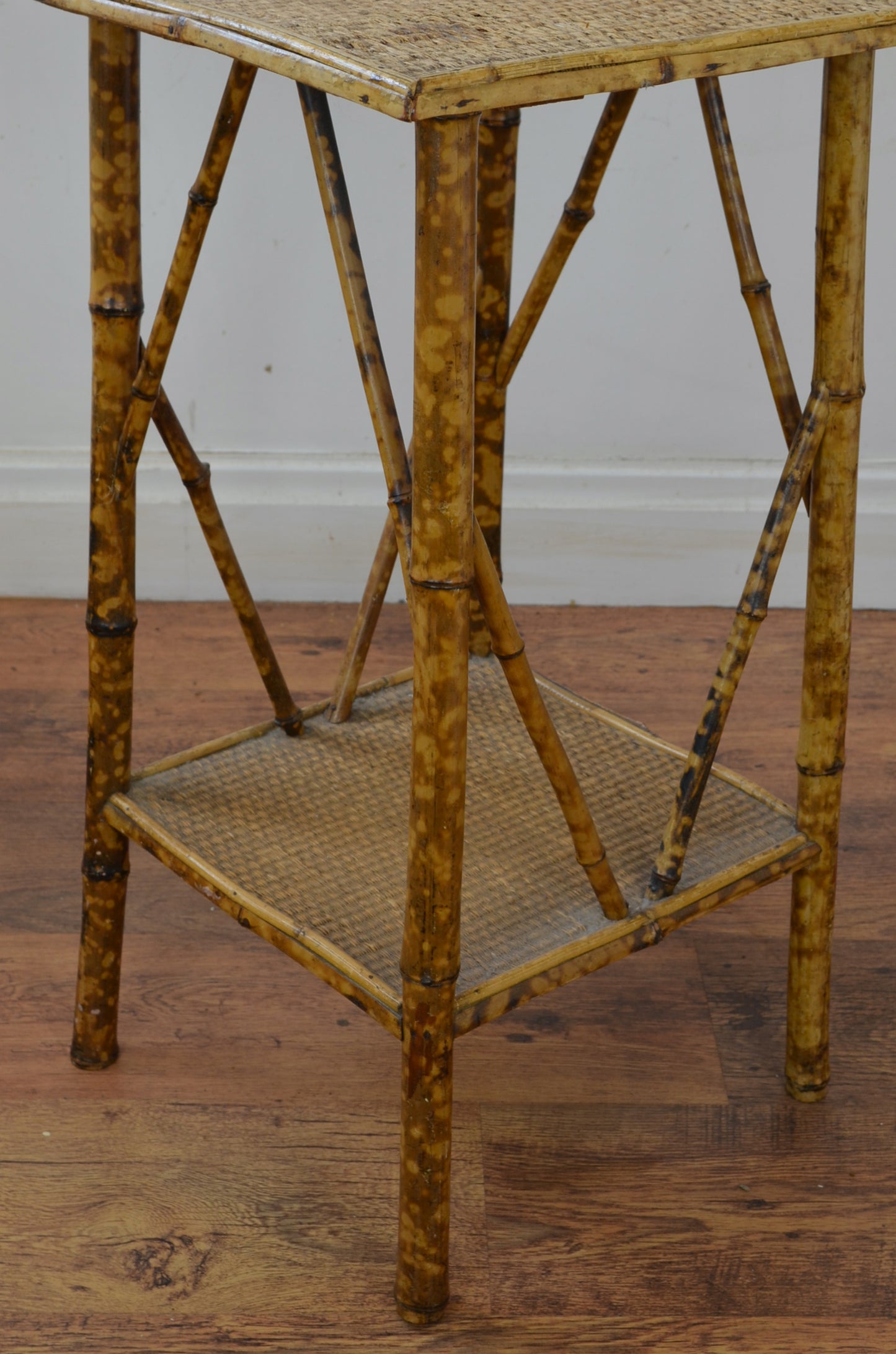 Antique Bamboo Side Table