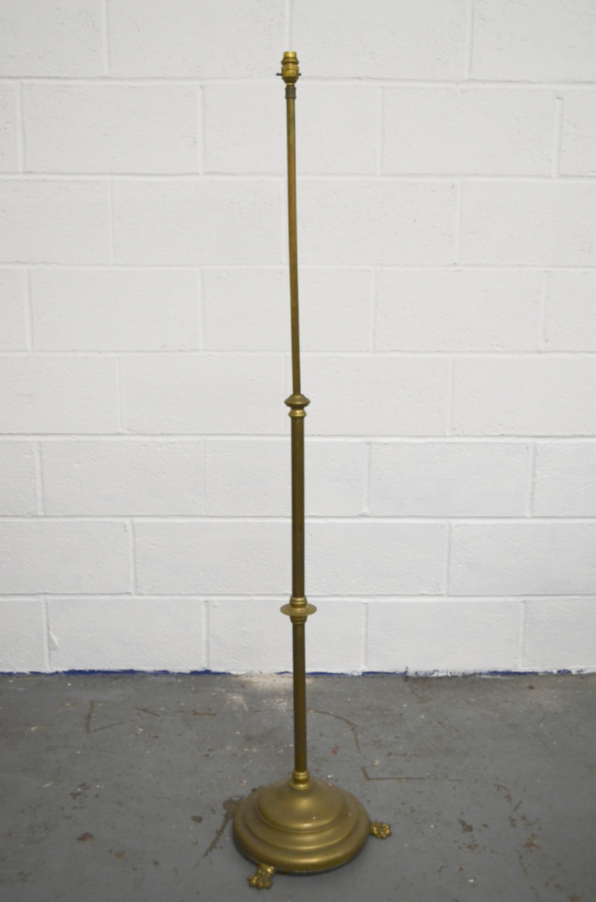 19th Century Brass Floor Lamp