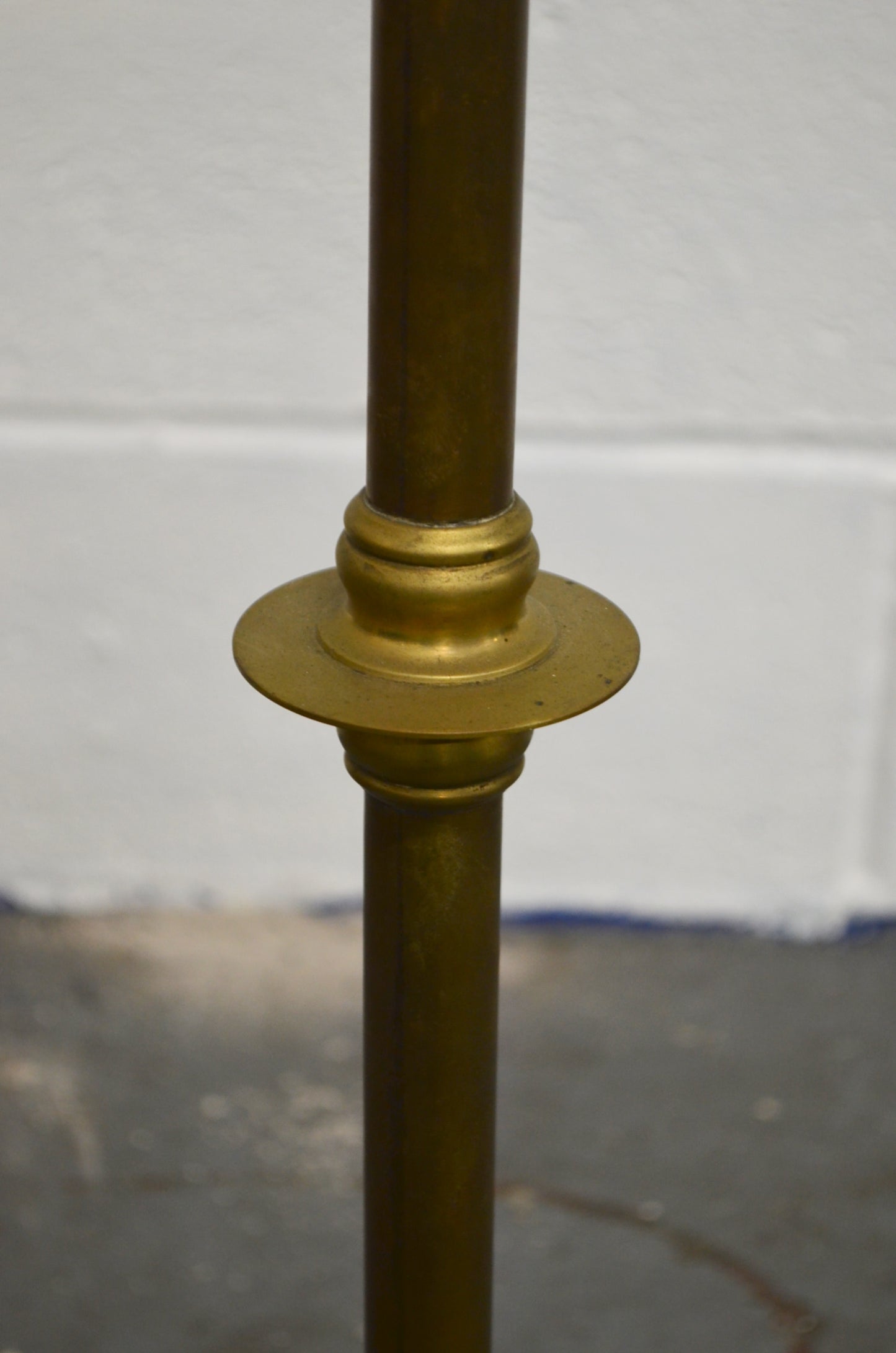 19th Century Brass Floor Lamp