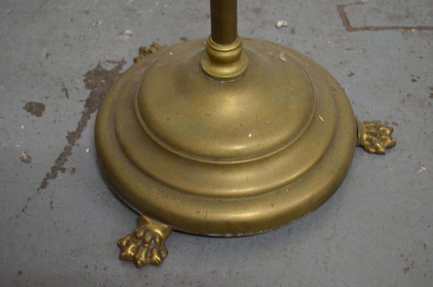 19th Century Brass Floor Lamp