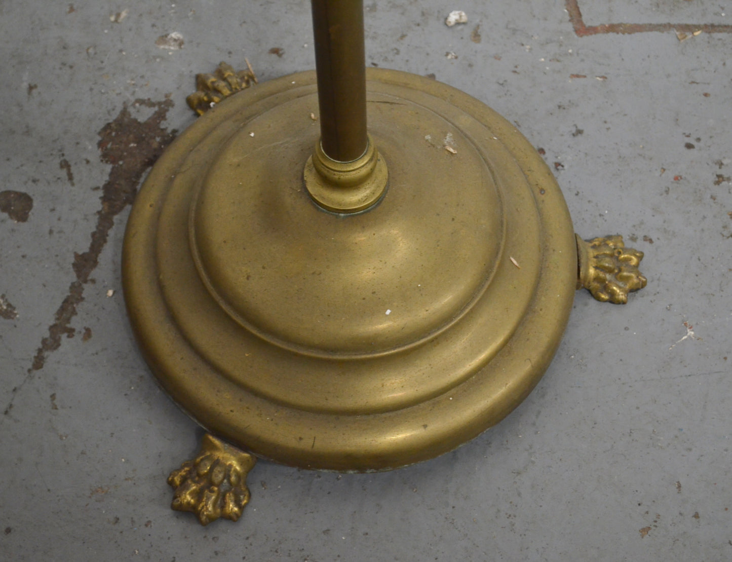 19th Century Brass Floor Lamp