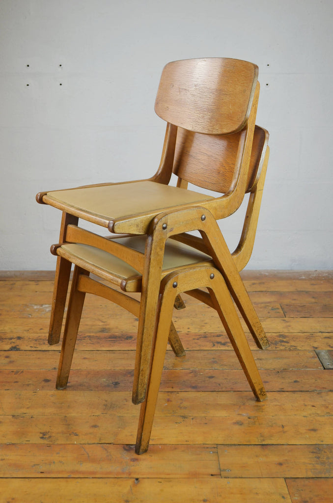 Plywood discount stacking chairs