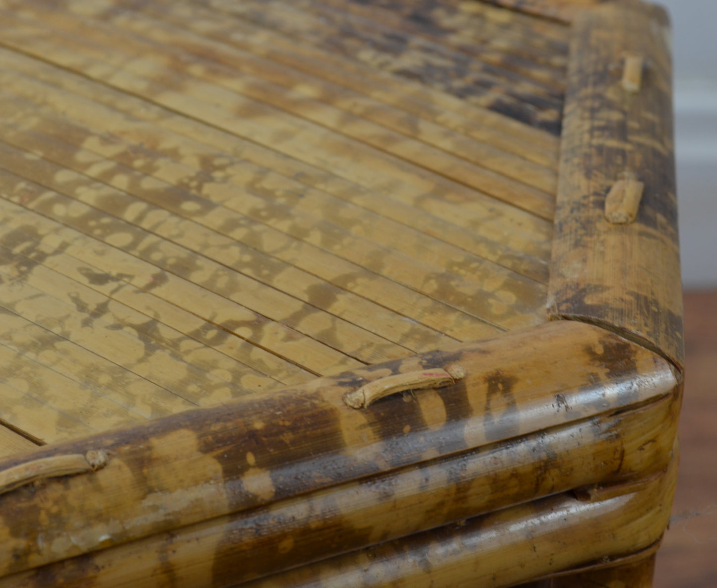 Vintage Bamboo Side Table