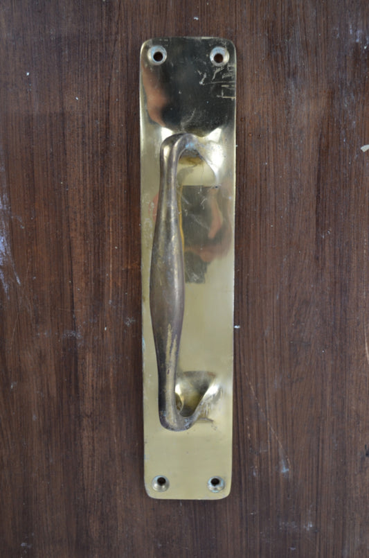 Pair Of Salvaged Brass Handles