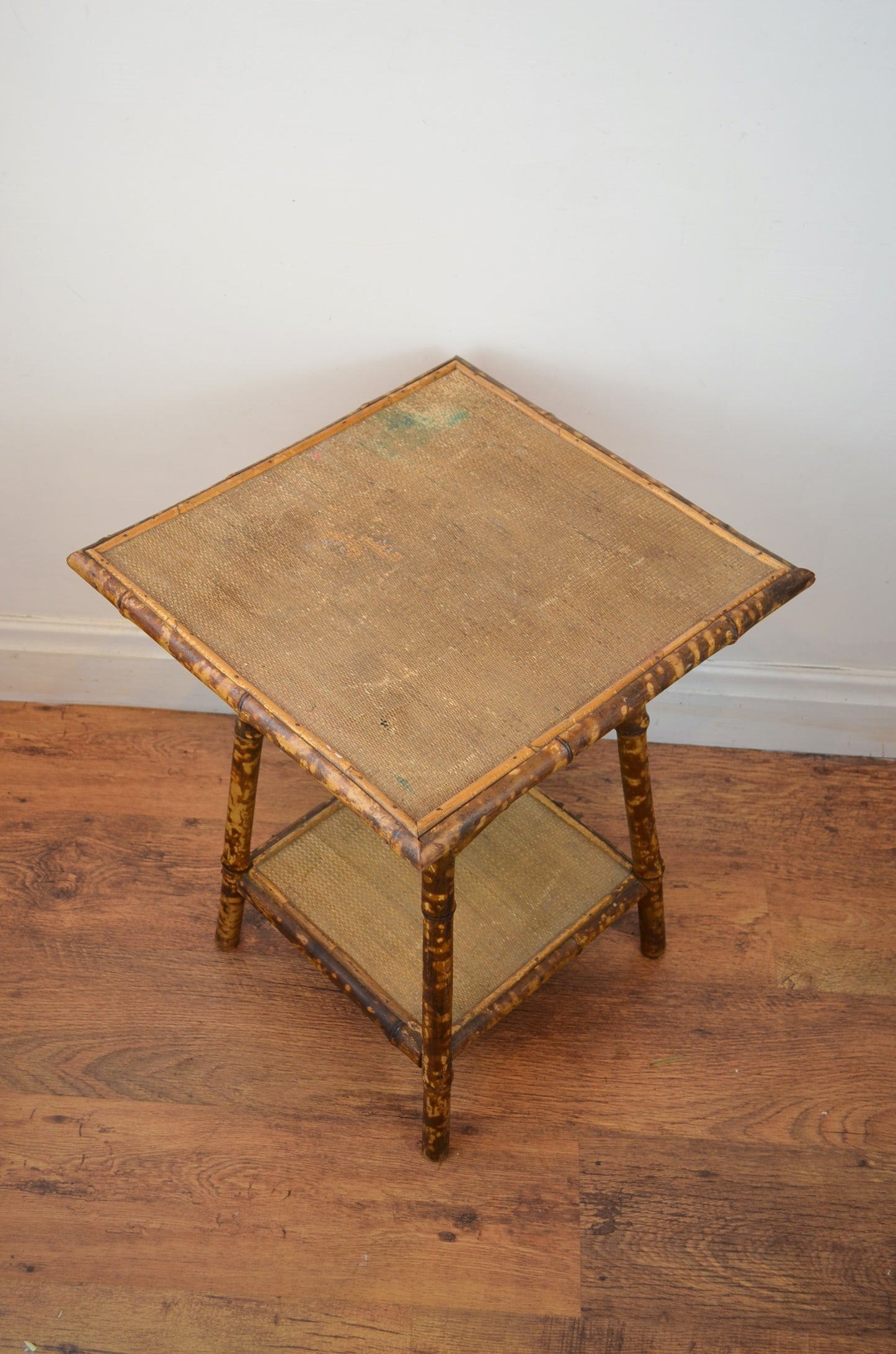 Antique Bamboo Side Table