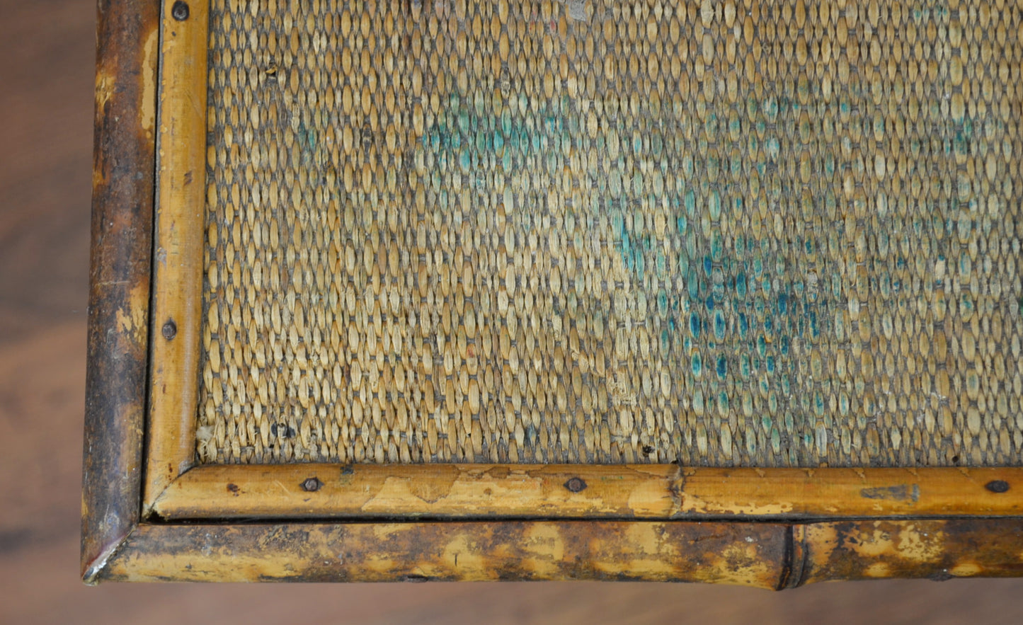 Antique Bamboo Side Table